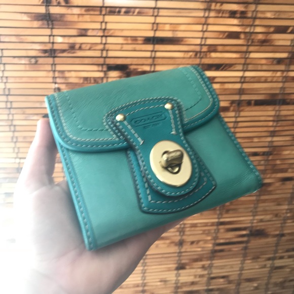 Coach Turquoise Wallet - Picture 6 of 8